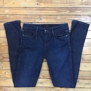 JOE’S jeans Visionaire skinny low rise dark blue lightweight denim size 25